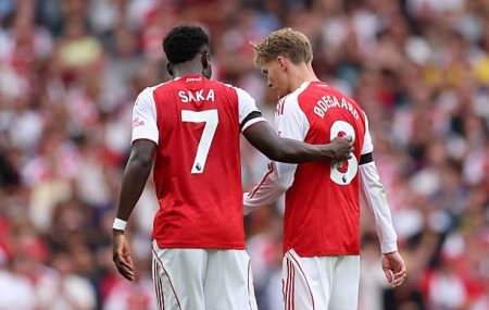 Bukayo Saka, Martin Odegaard, Arsenal