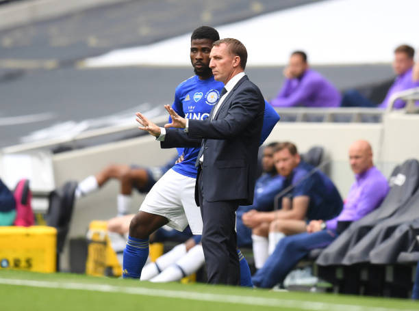 Iheanacho and Brendan Rodgers