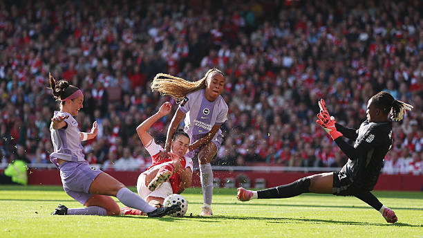 Chiamaka Nnadozie, Brighton Women vs Arsenal, WSL
