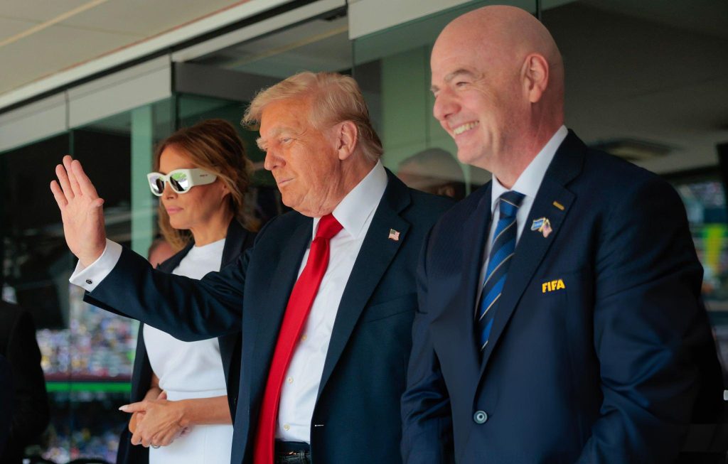 2026 FIFA World Cup. U.S President Donald Trump