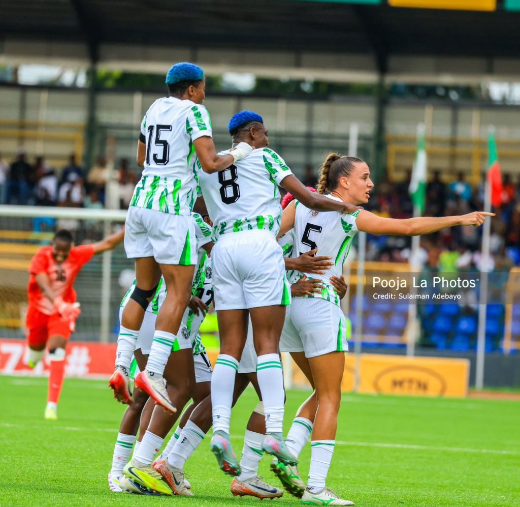 Plumptre Nets First Goal as Super Falcons Qualifies for the WAFCON 2026 Nigeria's Super Falcons vs Benin Republic, 2026 WAFCON Qualifiers