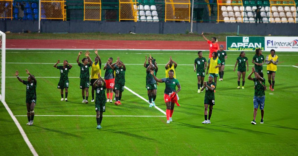 Super Falcons Duo Fire Nigeria to 2–0 First-Leg Win Against Benin Nigeria's Super Falcons vs Benin Republic, 2026 WAFCON Qualifiers