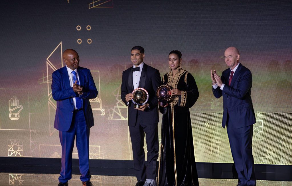 2025 CAF Awards, Achraf Hakimi, Ghizlane Chebbak, Morocco
