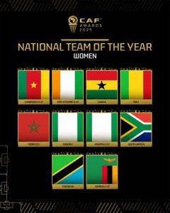 2025 CAF Awards, Super Falcons, Flamingos