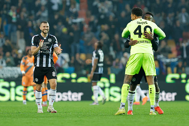 Maduka Okoye Keeps First Clean Sheet as Udinese Stun Atalanta Maduka Okoye