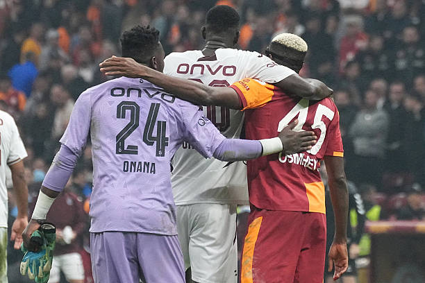 Osimhen and Onuachu Star in Tense Goalless Draw Between Galatasaray and Trabzonspor Victor Osimhen and Paul Onuachu
