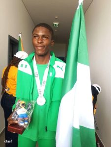 Emmanuel Akolo, African Youth Games, Angola, Team Nigeria