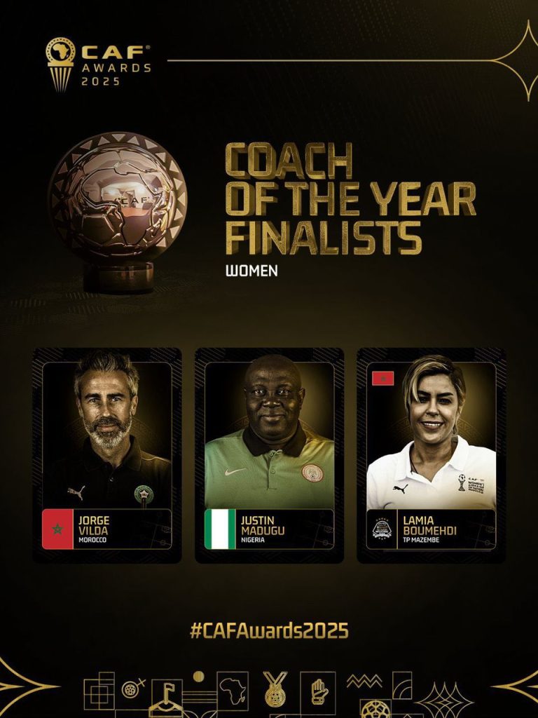 Justin Madugu, CAF Awards, Super Falcons, WAFCON 2026