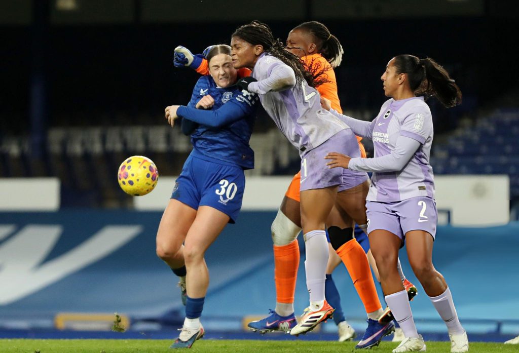 Chiamaka Nnadozie, Brighton Women, Everton Women, Barclays Women’s Super League, Goodison Park, Toni Payne