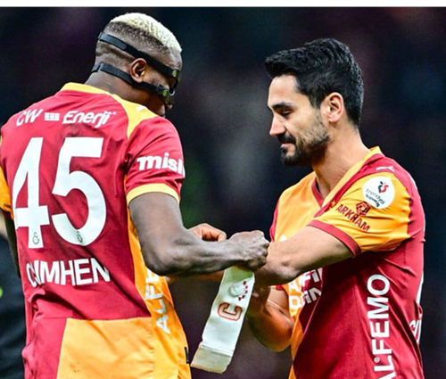 Osimhen and Gundogan 