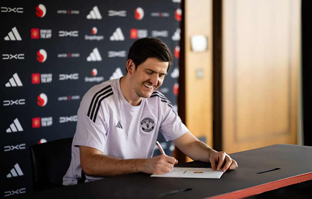 Maguire Sacrifices Salary to Stay at Man United in Shocking Contract Extension Harry Maguire, Manchester United, Old Trafford