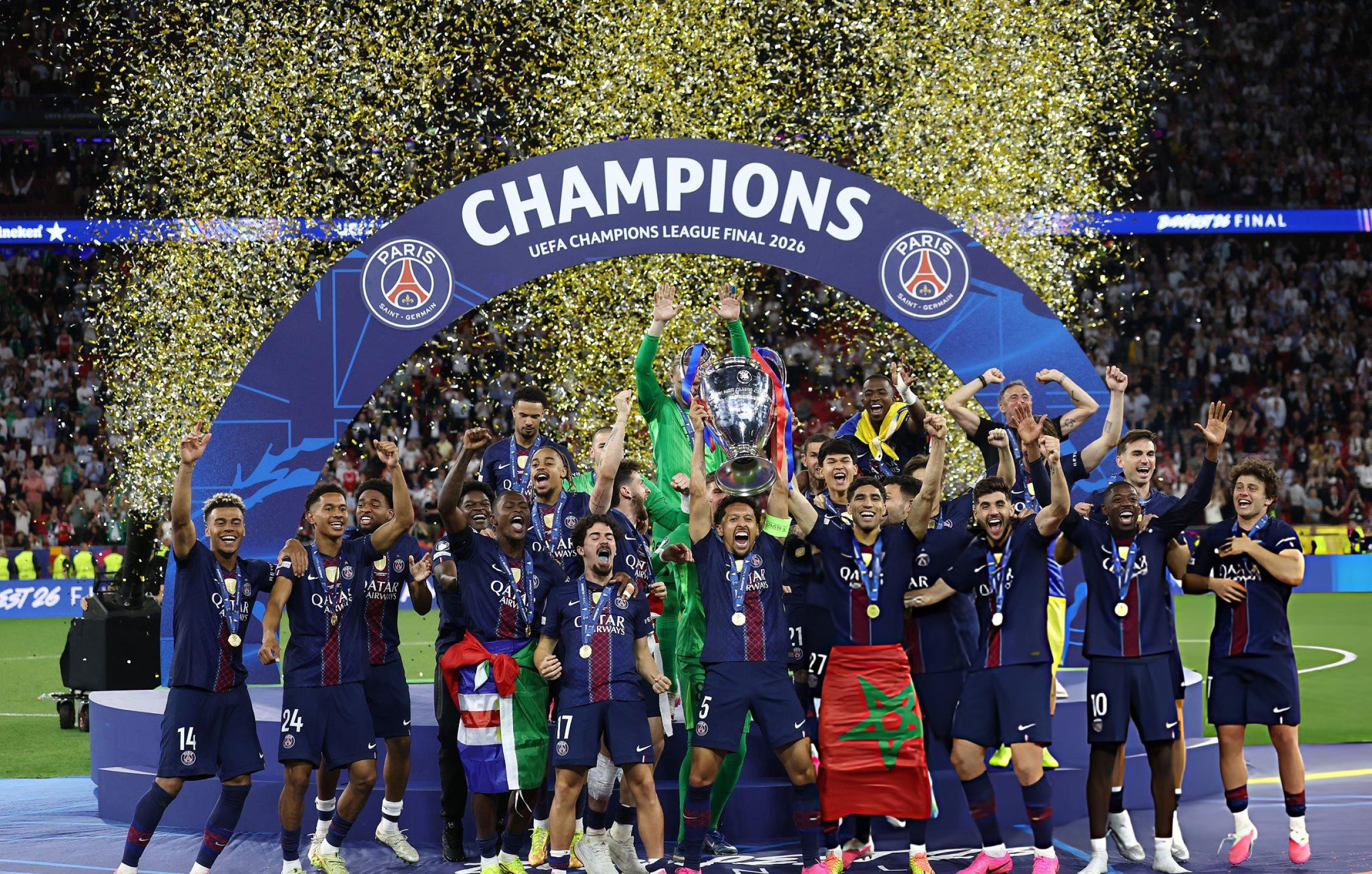 Relive the Moment as PSG Ends Arsenal Champions League Dream