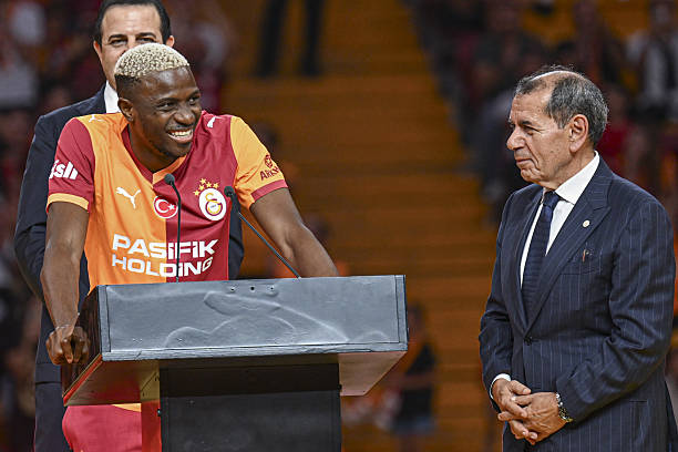 Dursun Ozbek and Victor Osimhen
