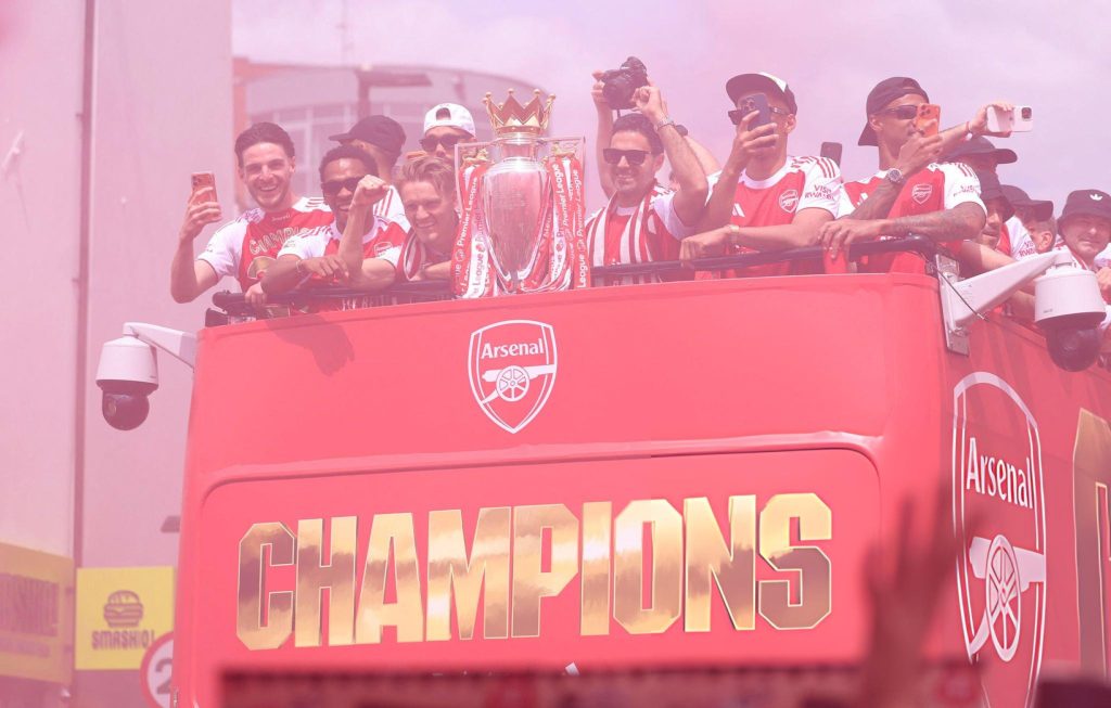 Arsenal, 2025/26 English Premier League, Premier League Champions, Mikel Arteta, Declan Rice
