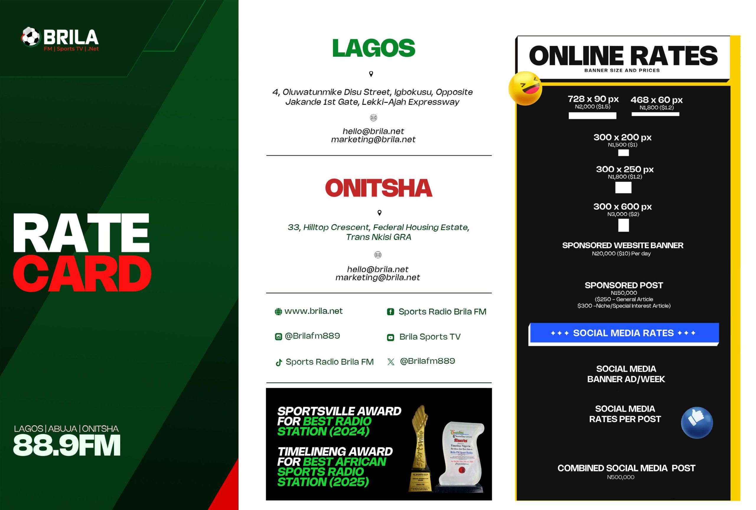 Brila rate card (1)