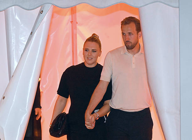 Harry Kane and his wife Katie Goodland