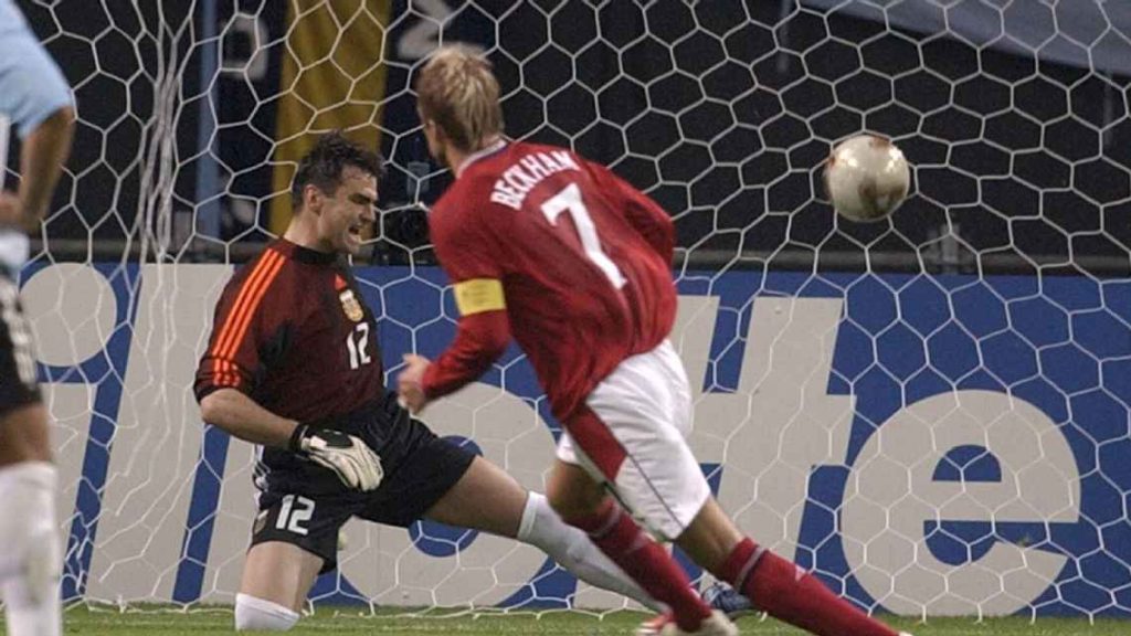 David Beckham, England, Argentina