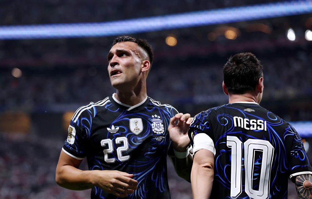 Lautaro Martinez, Lionel Messi, Argentina, World Cup