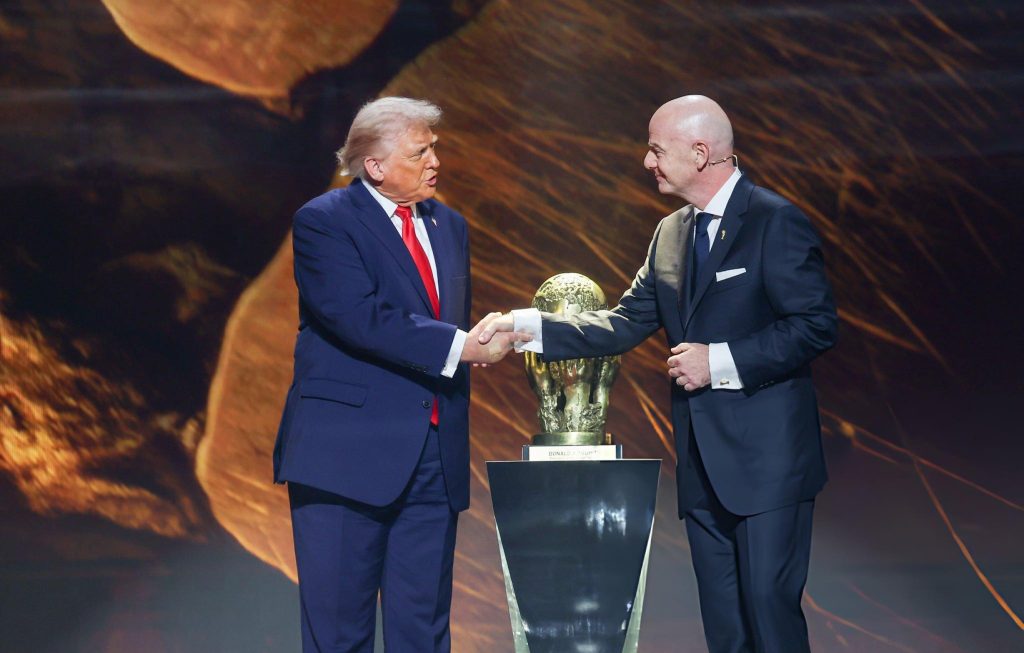 Donald Trump, Giannis Infantino, Folarin Balogun, FIFA, 2026 FIFA World Cup, United States of America, Belgium, Bosnia