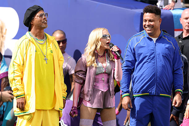 Ronaldinho, Madonna and Ronaldo.